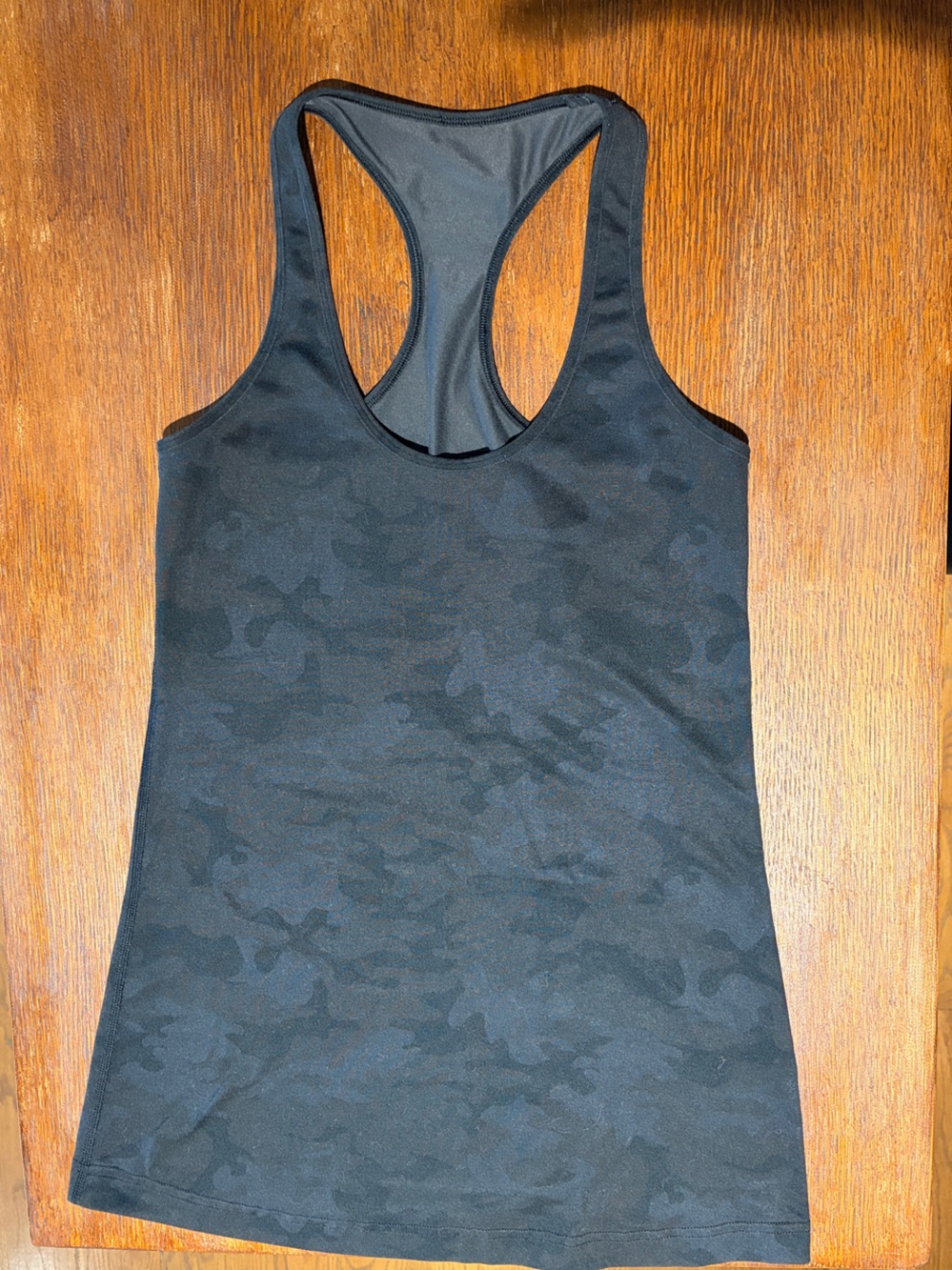Lululemon Black Camo Racerback Tank